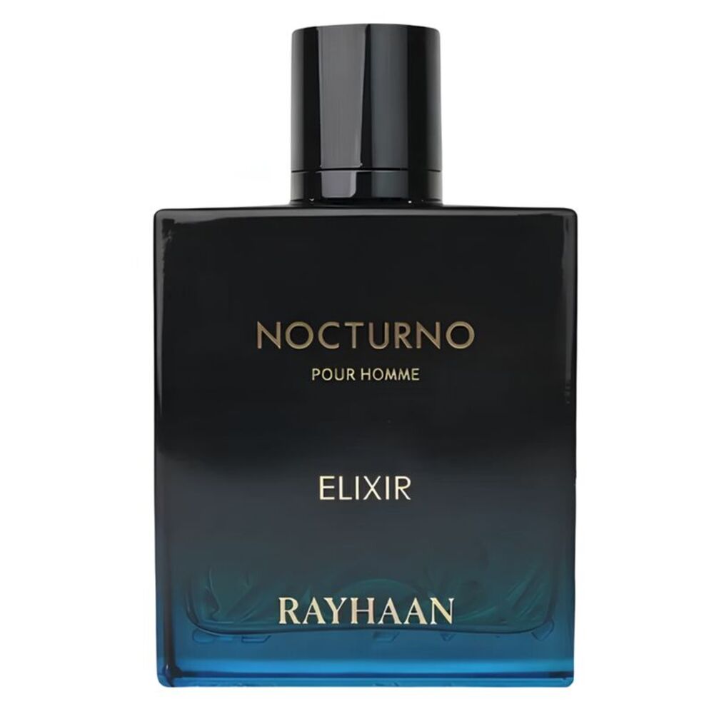 Rayhaan Nocturno Elixir Eau de Parfum Spray for Unisex 3.4 oz / 100 ml - New